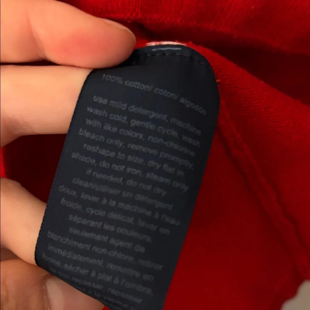 Tommy Hilfiger Red Sparkly Sweater - Picture 5 of 7